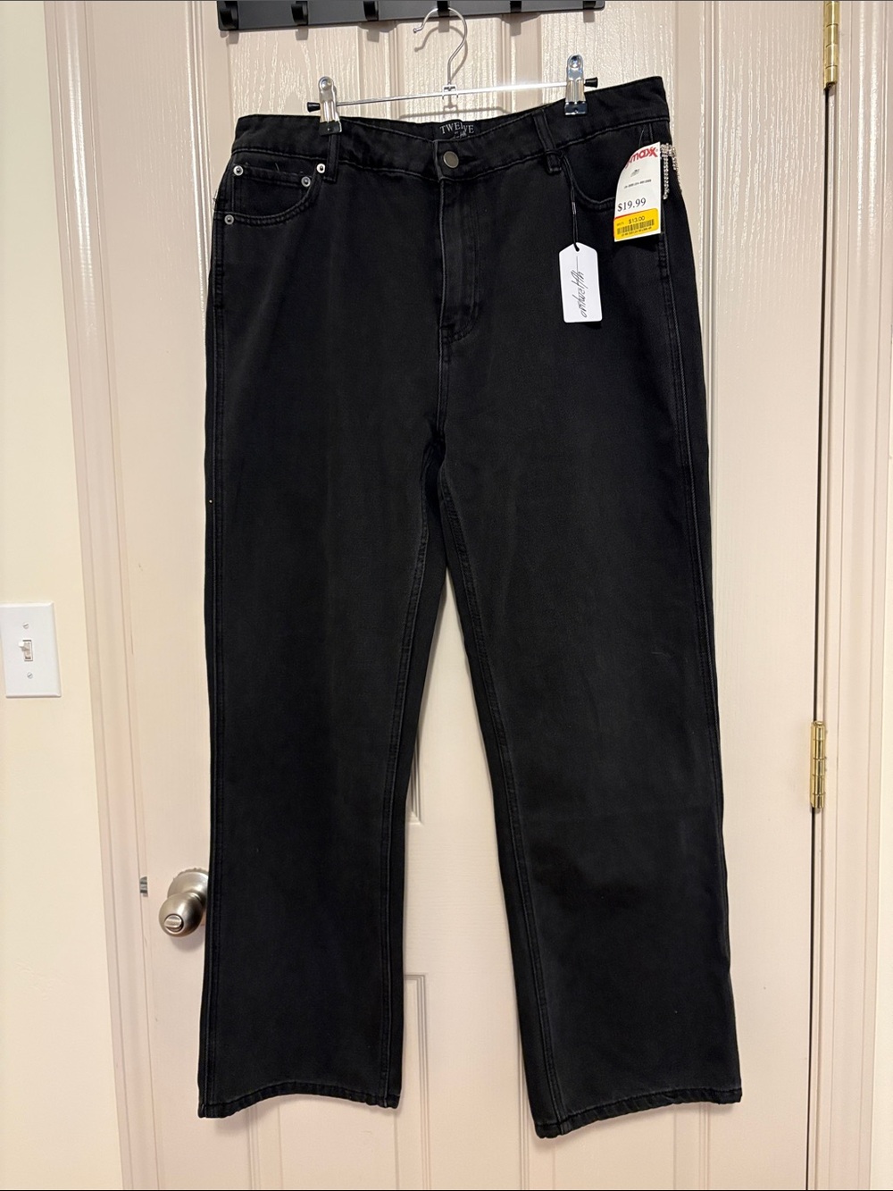 Women’s Black Straight-Leg Jeans by Nobody's Child